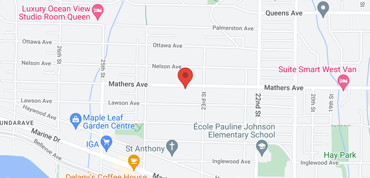 map of 2328 MATHERS AVENUE